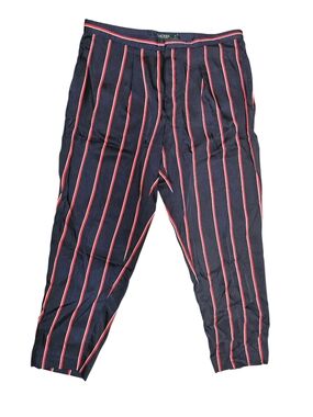 Ralph Lauren Navy Pants with Red & White Stripes